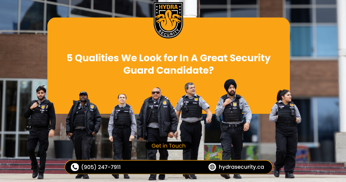 security guard jobs in ottawa 2026 – hydra security now hiring