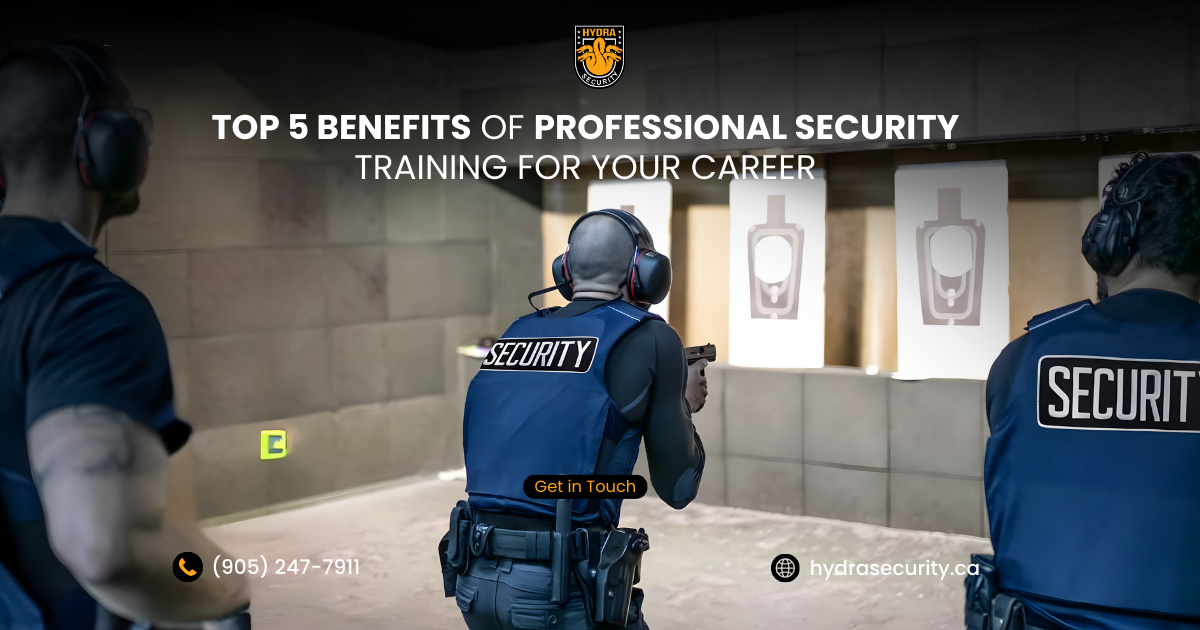Benefits of Professional Security Training by hydra security